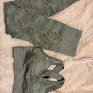 Gymshark Camo Green Leggings